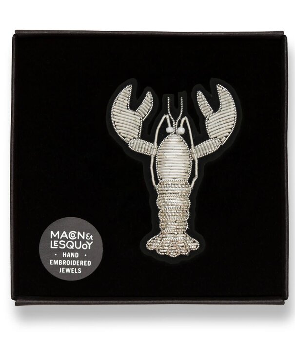 Macon&Lesquoy Broche - Homard Argent