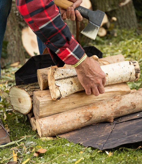 Alaskan Maker Sac À Buches Craftwood - Charbon