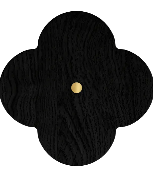HARTô Patère Andrée L, Chêne Teinté Noir