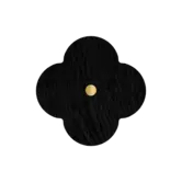 Patère Andrée S, Chêne teinté Noir