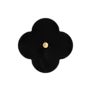 Patère Andrée S, Chêne teinté Noir