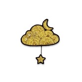Broche - Nuage Or et Étoile gb