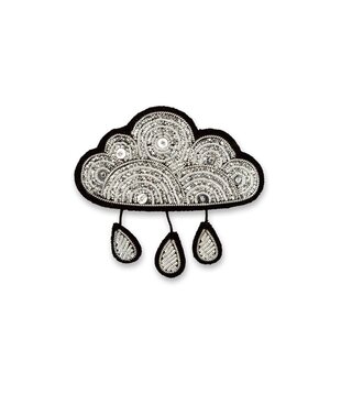 Broche - Nuage et pluie
