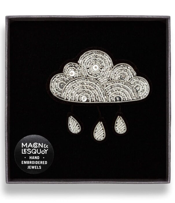 Macon&Lesquoy Broche - Nuage et pluie