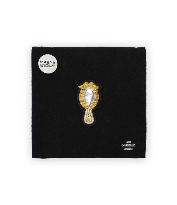 Macon&Lesquoy Broche - Miroir aux Alouettes