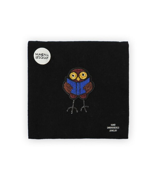Macon&Lesquoy Broche - Chouette Cultivée