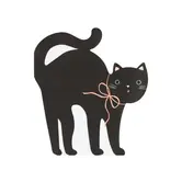 Serviettes En Forme De Chat Pour Halloween (X 16)