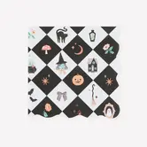 Serviettes De Table Patchwork Halloween Grand Format (X 16)