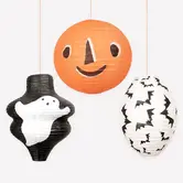 Lanternes Halloween - lot de 3