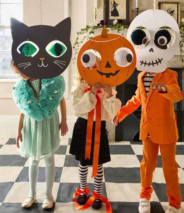 Meri Meri Décorations à suspendre Têtes d'Halloween - lot de 3