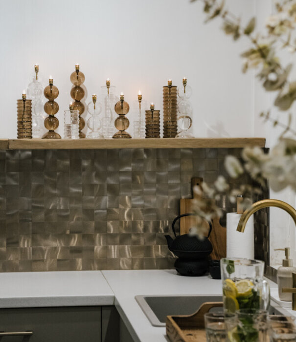 Peri Design Collier Clear Brass S Lampe À Huile