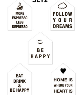 Lumicasa Set De Feuilles 2 - Be Happy