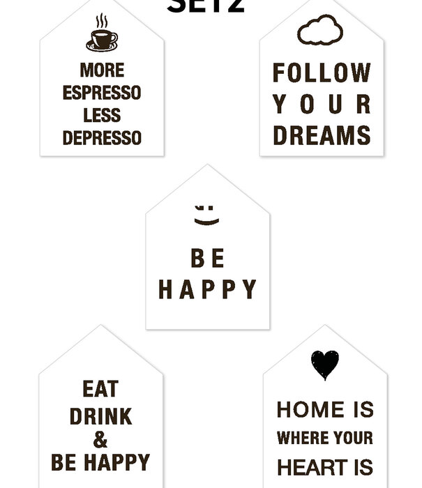sompex Lumicasa Set De Feuilles 2 - Be Happy