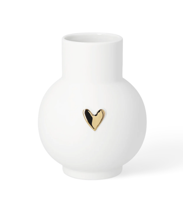 Rader Vase boule · Cœur doré