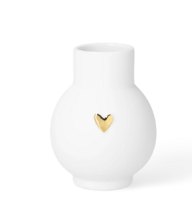 Mini-Vase Boule · Cœur Doré