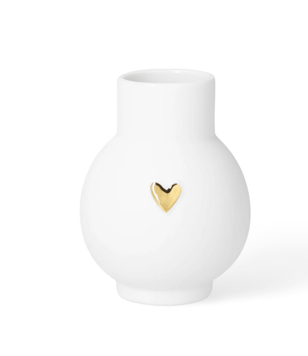 Rader Mini-Vase Boule · Cœur Doré