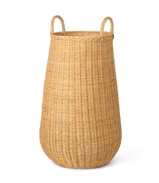 Panier à Linge Tressé - Naturel