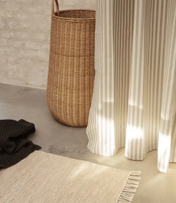 Ferm Living Panier à Linge Tressé - Naturel