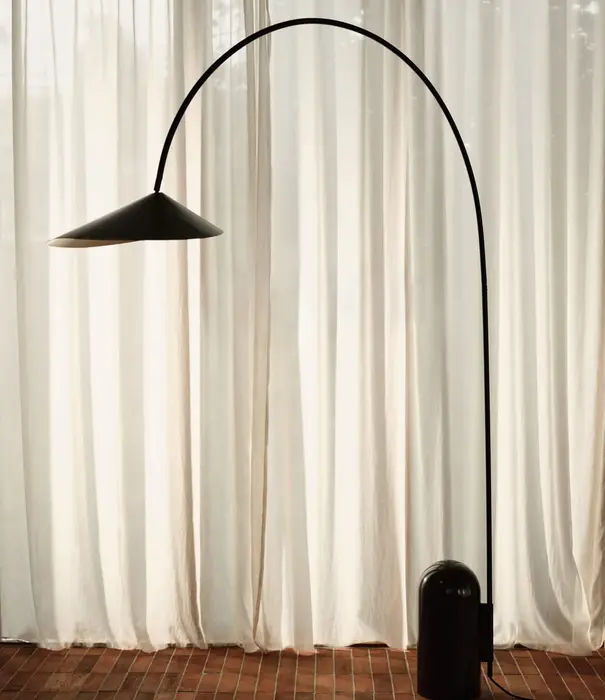 Ferm Living Arum Arched Floor Lamp