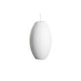Nelson Cigar Bubble Pendant-Medium-Off white