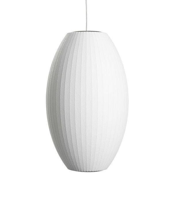 Hay Nelson Cigar Bubble Pendant-Medium-Off white