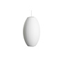 Nelson Cigar Bubble Pendant-Medium-Off white