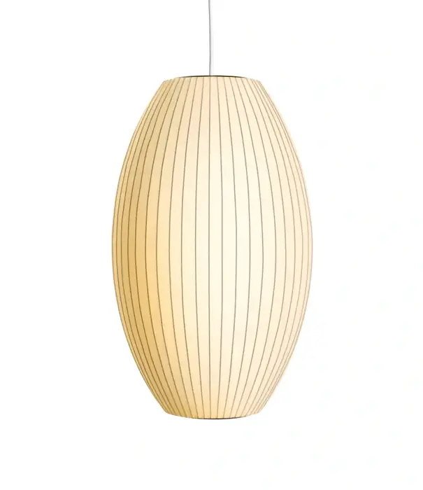 Hay Nelson Cigar Bubble Pendant-Medium-Off white