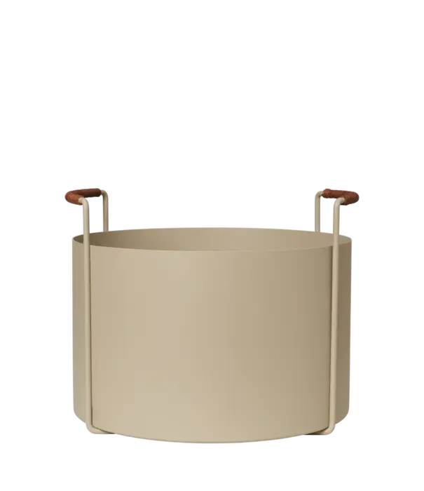 Ferm Living Seau à Bois Port - Beige