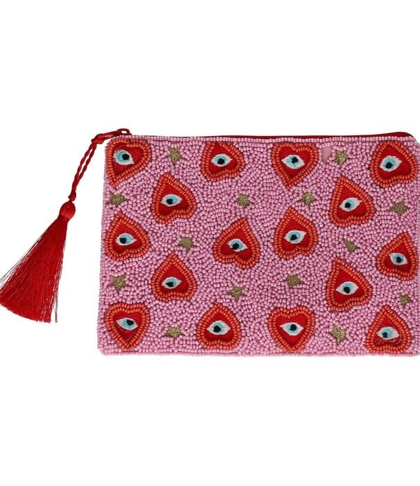 GIFT COMPANY Cosmetic Bag M : Holy Heart, Pink