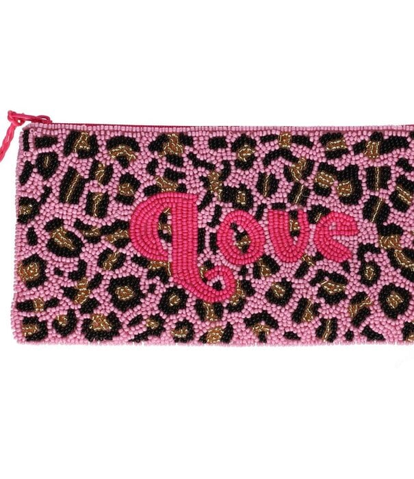 GIFT COMPANY Cosmetic Bag L : Love, Pink
