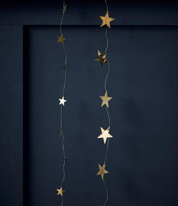 House Doctor Garland, Hdstars, Antique Brass Finish