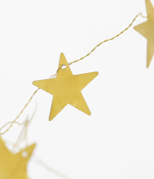 House Doctor Garland, Hdstars, Antique Brass Finish