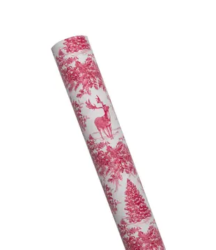 Rouleau papier cadeau Christmas Toile Rouge