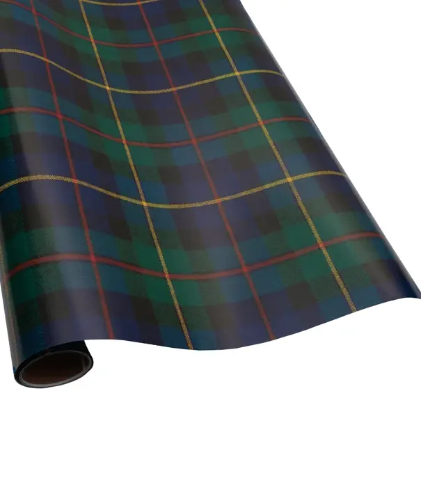 Rouleau papier cadeau William Tartan Bleu