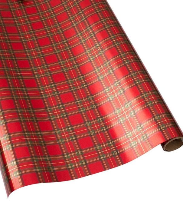 Papier cadeau Plaid Foil