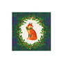 Serviettes Napkin Cocktail - Tartan Fox Blue/Green