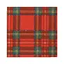 Serviettes Napkin Cocktail - Royal Plaid