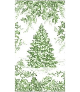 Serviettes Toile Verte