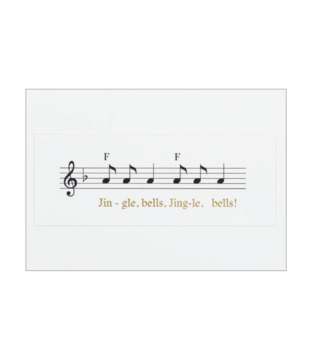 RÄDER -  Carte de Noël "Jingle bells"