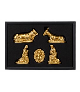 Coffret Crèche - Or
