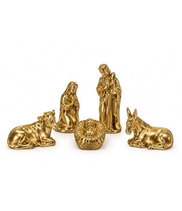 Coffret Crèche - Or