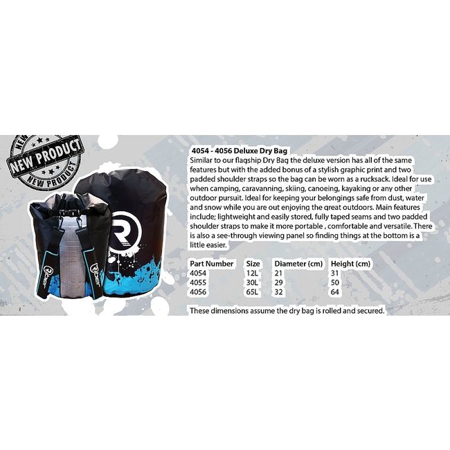 Riber Waterdichte Rugzak, 65 ltr., De Luxe