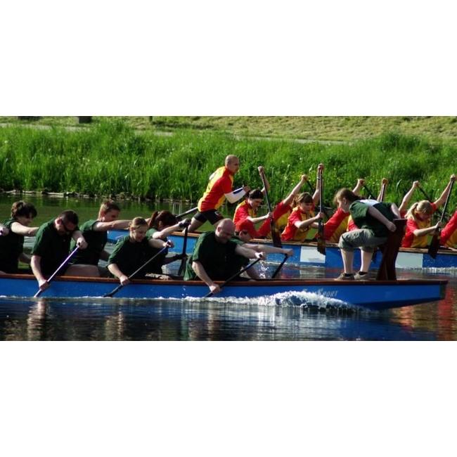 10 pers. incl. kop, staart, drumzit, stuurpeddel (p.o.a.)