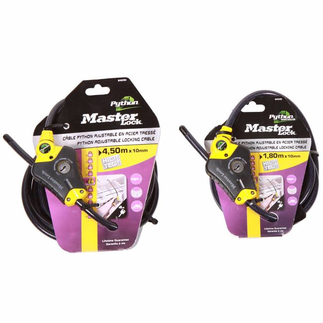 Python Anti Diefstal kabel, Python, 1.8 mtr. incl. slot