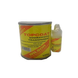 Wilsor Topcoat, transparant-set