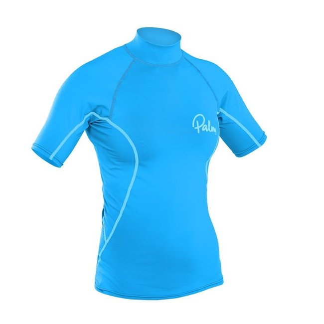 Palm Korte mouw Shirt, Lycra-Rash Guard Lady, Sunstop