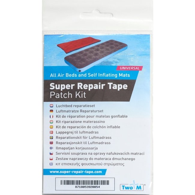 Tear-Aid Super Repair Tape , opblaas kano reparatie