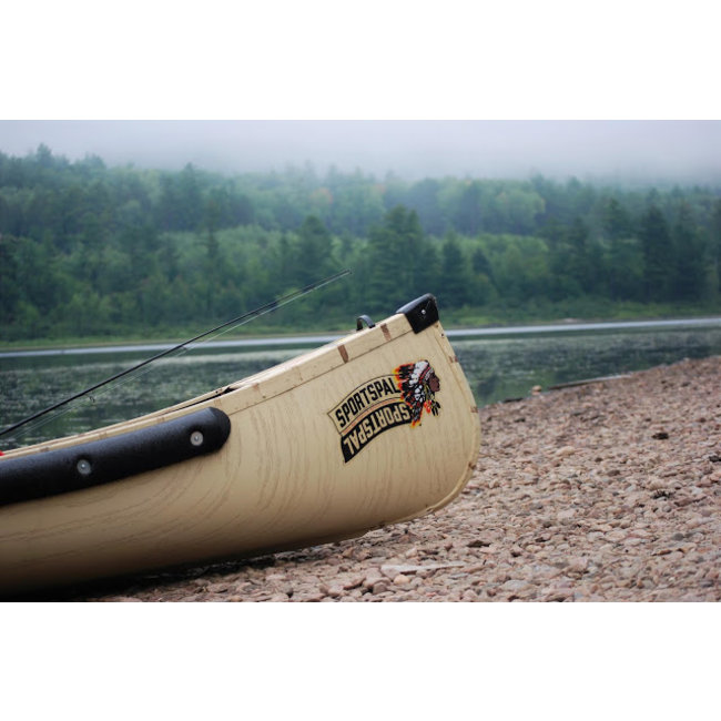 Sportspal 14 Ft. Tandem, met spiegel, 2 webbing banken