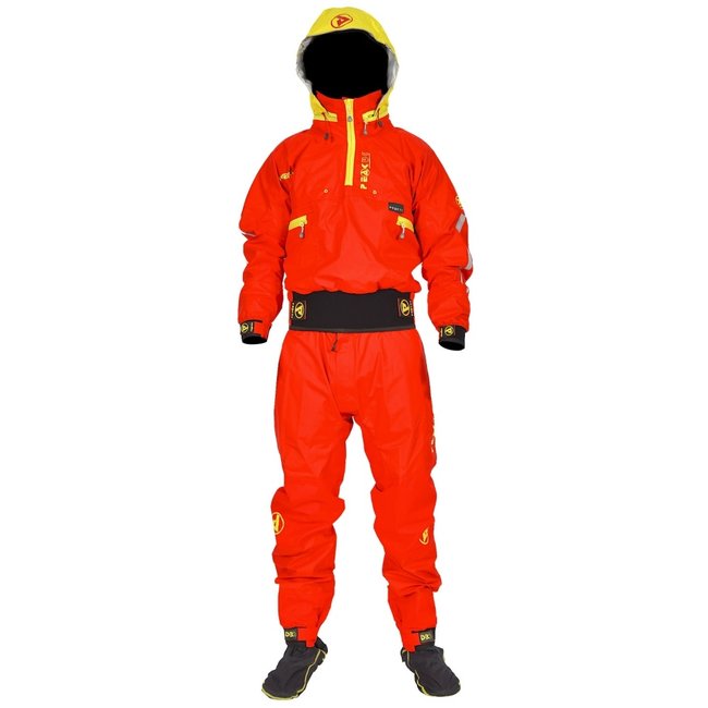 Peak UK Dry-suit, Adventure one piece, met rugrits