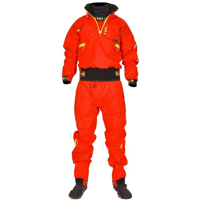 Peak UK Dry-suit, Adventure one piece, met rugrits